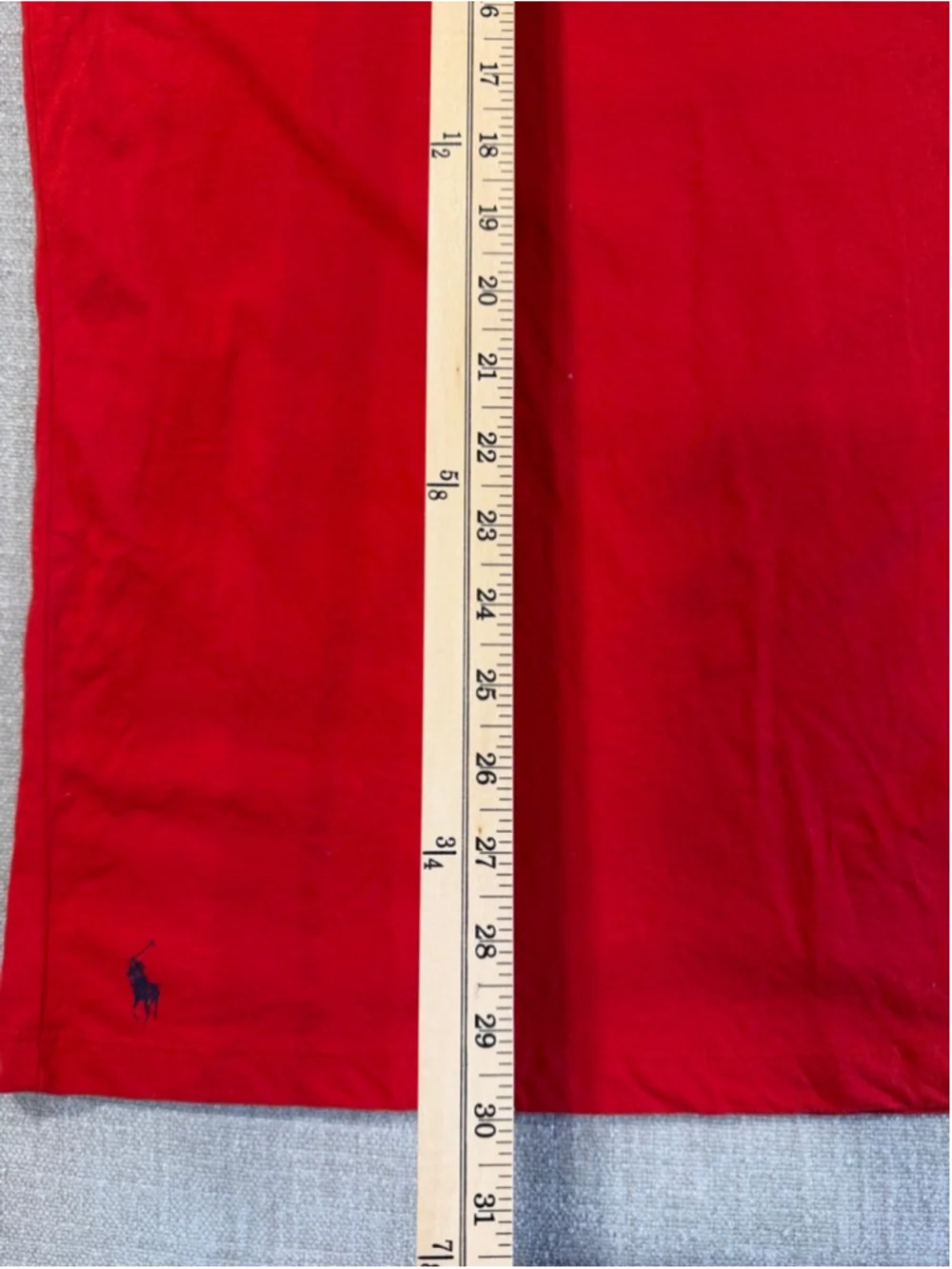 Polo Ralph Lauren mens red graphic logo cotton Tshirt size XL